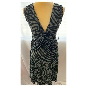 Sleeveless Animal Print Dress